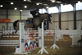 Georgia Lovett wins the SEIB Winter Novice at Solihull Riding Club